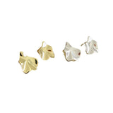 S925 Concave Convex Geometric Female Earrings Student Silver