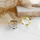 S925 Silver Ear Buckle Irregular Pure Silver Ear Clip Without Ear Hole