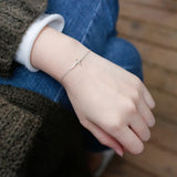 S925 Sterling Silver Thin Bracelet Silver Jewelry