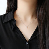 S925 Sterling Silver Necklace for Women - Versatile Silver Chain Ornament
