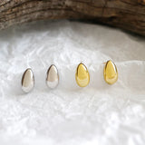 S925 Sterling Silver Geometric Oval Earrings Female Silver Jewelry