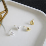 925 Silver Love Heart Earrings - Lovely Female Jewelry