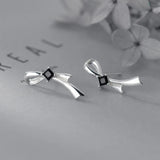Retro Style Silver Summer Square Earrings