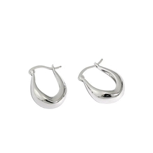 S925 Sterling Silver U-shaped Earrings