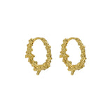 Minimal Geometric Texture S925 Silver Earrings for Women