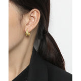 Irregular Texture S925 Silver Ear Nail