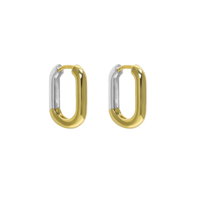 Minimalist Joker Geometric Texture Earrings
