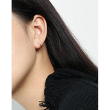 Minimalist Joker Geometric Texture Earrings