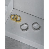 Geometric Circle Minimalist S925 Silver Earrings