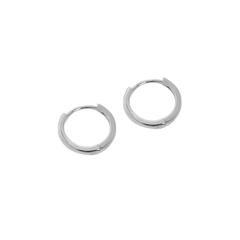 Geometric Circle Minimalist S925 Silver Earrings
