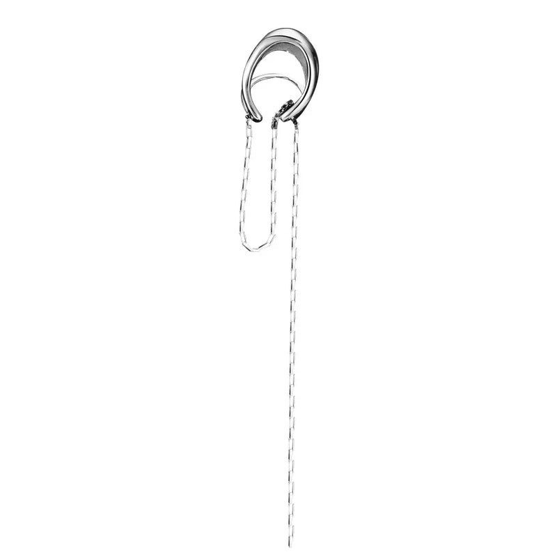 Minimalist S925 Silver Double-layer Hollow Geometric Ear Clip