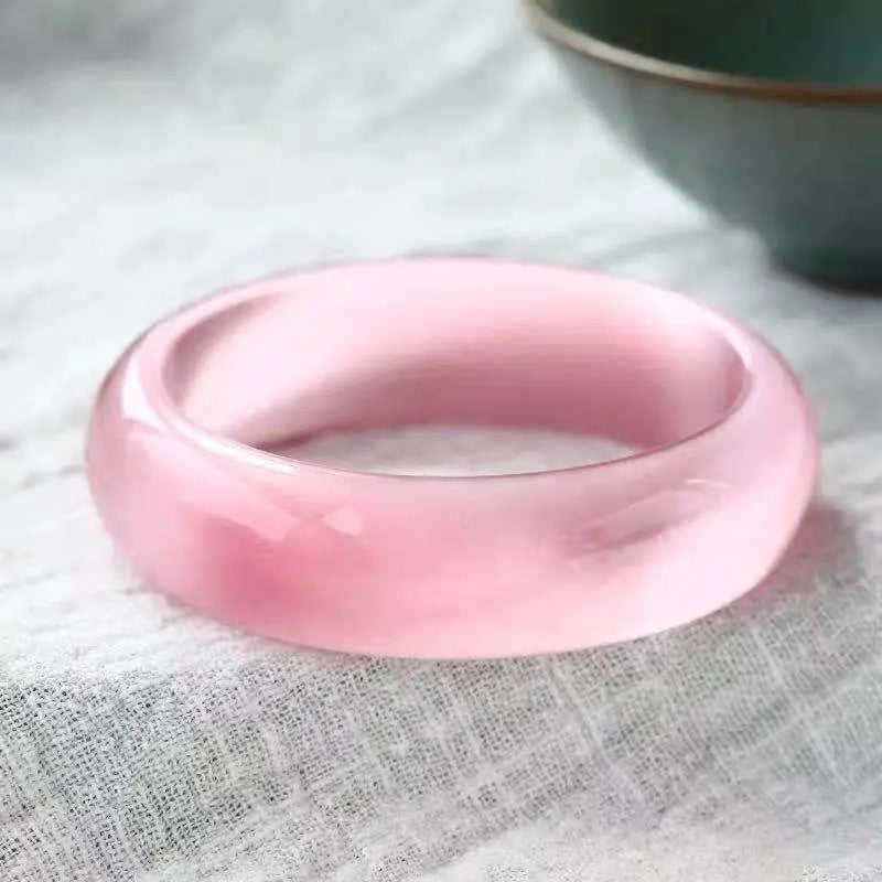 Natural Pink Opal Bracelet Ladies Sweet Joker Bracelet Jewelry
