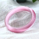 Natural Pink Opal Bracelet Ladies Sweet Joker Bracelet Jewelry