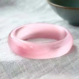 Natural Pink Opal Bracelet Ladies Sweet Joker Bracelet Jewelry