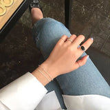 S925 Sterling Silver Personalized Pearl Double-layer Bracelet