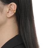Minority S925 Silver Hollowed-out Geometric Ear Clip