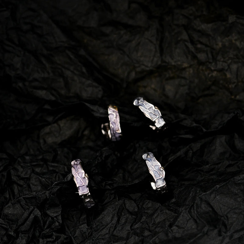 Minority Ins-style S925 Sterling Silver Drop Earrings