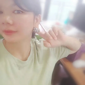 Vintage Earrings For Women Button Lattice Pendientes