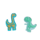 Cartoon Dinosaur Pendant for DIY Earring - Transparent Acetate Material