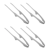 Korean and Japanese BBQ Tongs - Standing Grill Tongs Non-Slip Utensils