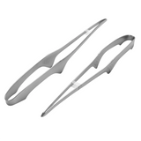 Korean and Japanese BBQ Tongs - Standing Grill Tongs Non-Slip Utensils