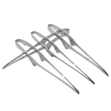 Korean and Japanese BBQ Tongs - Standing Grill Tongs Non-Slip Utensils