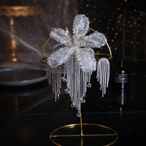 Bridal Tiara Crystal Hairpins Earrings Wedding Hair Accessories