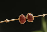Zircon Gemstone Sterling Silver Earrings