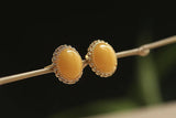 Zircon Gemstone Sterling Silver Earrings