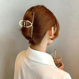 French Retro Hair Clip Large Hair Grab Female