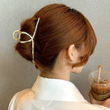 French Retro Hair Clip Large Hair Grab Female