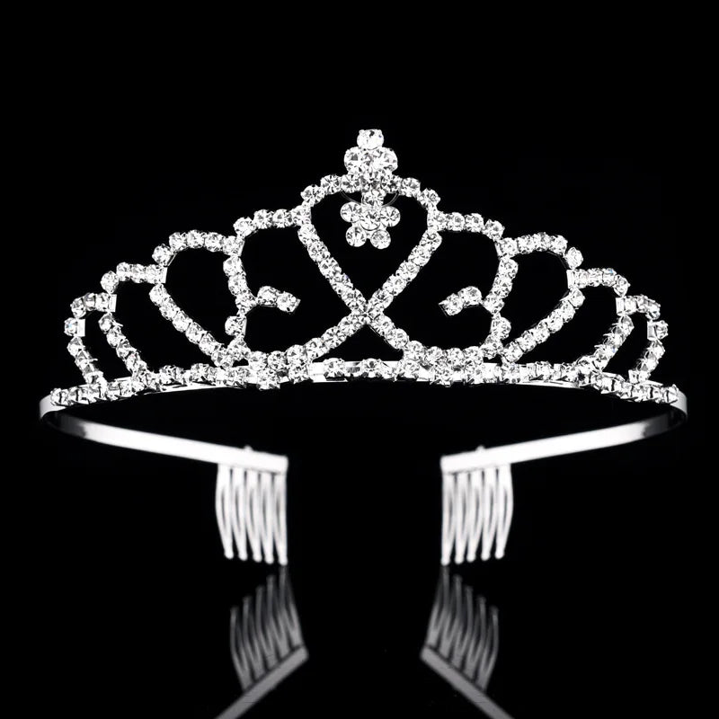 Custom Rhinestone Wedding Bridal Crown Hair Accessories