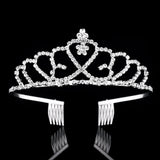 Custom Rhinestone Wedding Bridal Crown Hair Accessories