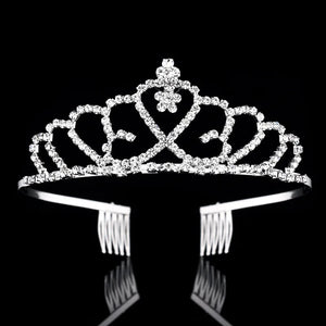 Custom Rhinestone Wedding Bridal Crown Hair Accessories