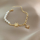 Pearl Zircon Bracelet Net Red Jewelry