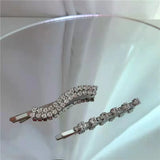 Diamond Geometric Hairpin Word Clip, Red Temptation Edge Clip Headband