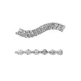 Diamond Geometric Hairpin Word Clip, Red Temptation Edge Clip Headband