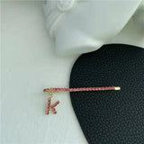 Zircon Hairpin Clip Short Hair Net Red One Word Clip