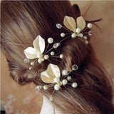 U-shaped Hairpin with Rhinestone Bridal Hair Access