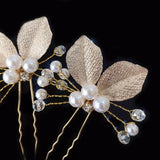 U-shaped Hairpin with Rhinestone Bridal Hair Access