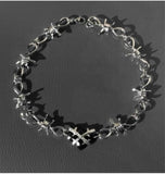 Hip Hop Thorns Love Necklace Metal Cold Wind Clavicle Chain