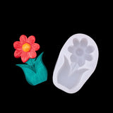 3D Floret Silica Gel Mold for Gypsum Car Aromatherapy Candle