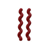 Wavy Line Resin Patch Hairpin Earrings DIY Jewelry Accessories