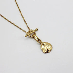 925 Pure Silver Special-Shaped Monoment Single Necklace Net Red Necklace
