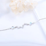 Moonstone Bracelet Zircon Inlaid Sweet Hand Jewelry