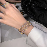 Zircon Bracelets for Women - Wedding Party Open Bracelets