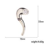 Versatile Pipe Brooch Pin Japanese Suit Man