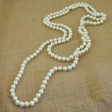 Noble Long Pearl Necklace Sweater Chain for Women