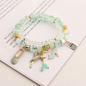 Crystal Butterfly Elastic Bracelet for Women