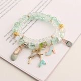 Crystal Butterfly Elastic Bracelet for Women